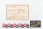 Etikett zu Eisenhiebmesser (NHMW-PRAE-048335)